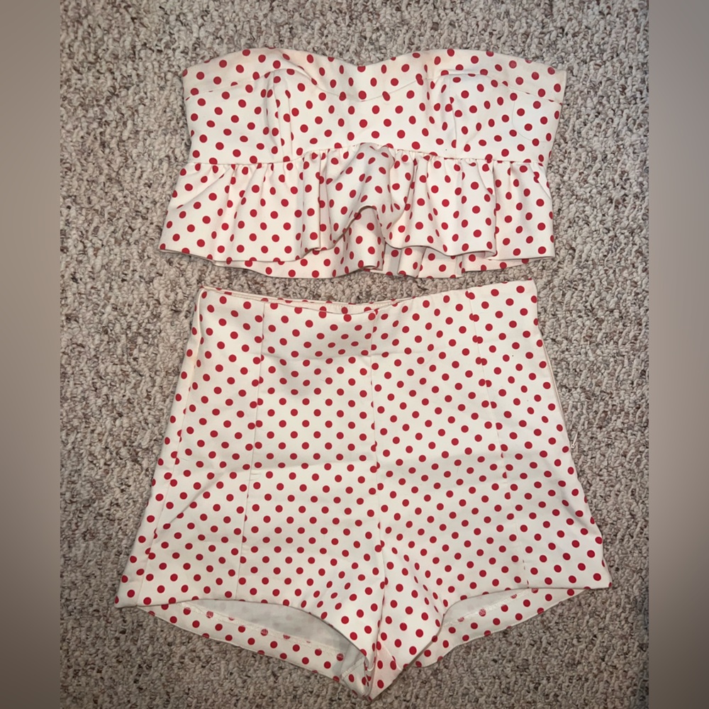 Zara Polka Dot Set both size XS